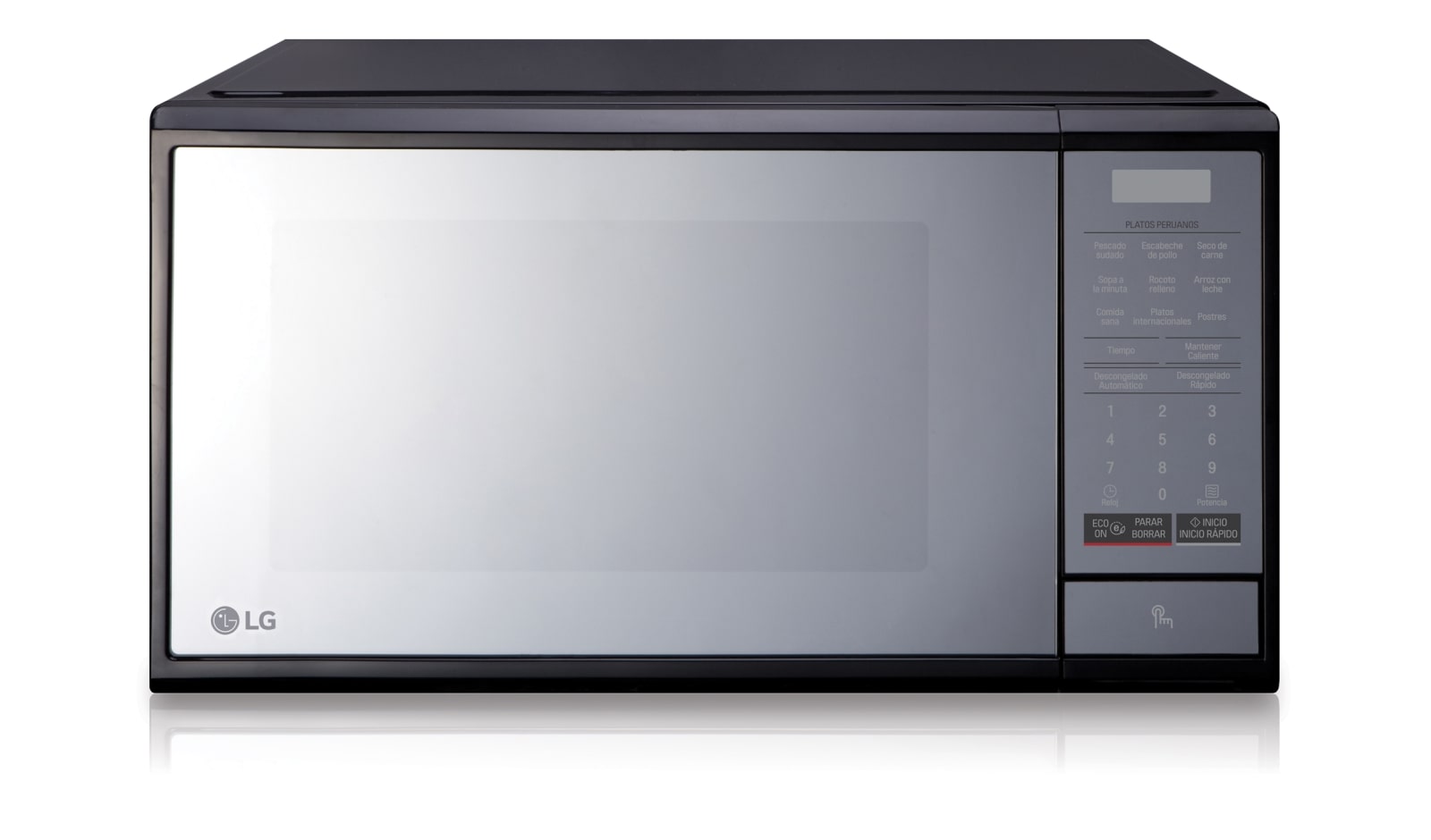 Vista frontal de Horno Microondas 23 Litros MS1140SBK