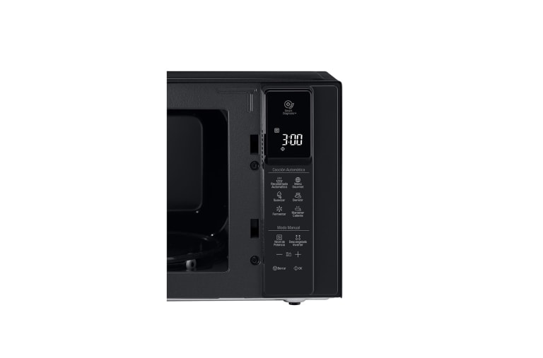 LG Horno Microondas NeoChef  42 Litros con EasyClean, luz interior y base estable, negro, MS4296DIR
