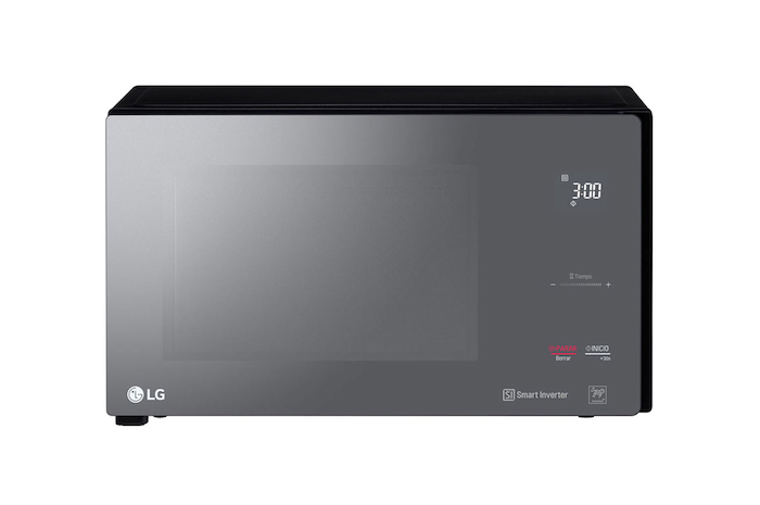 Vista frontal de Horno Microondas NeoChef 42L con EasyClean, negro, MS4296DIR