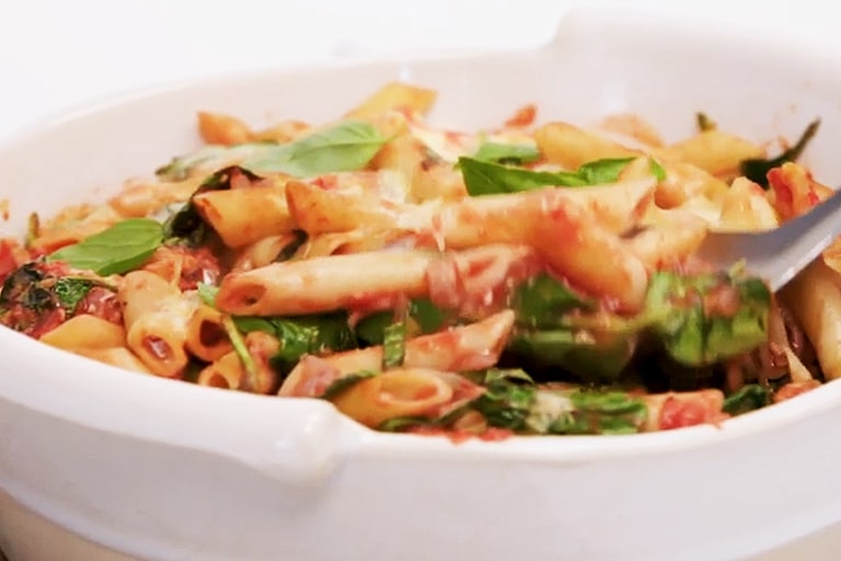 Receta fácil de pasta italiana al horno