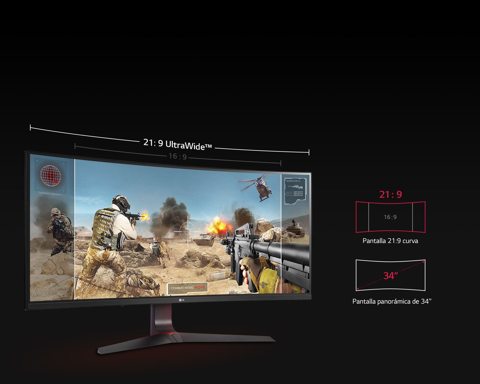 Monitor Gaming UltraWide™ 21:9 de 34