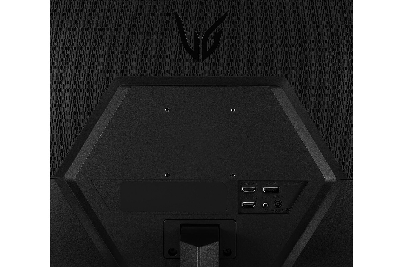 close-up view of ports