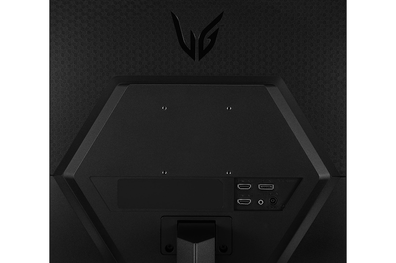 close-up view of ports