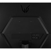 close-up view of ports