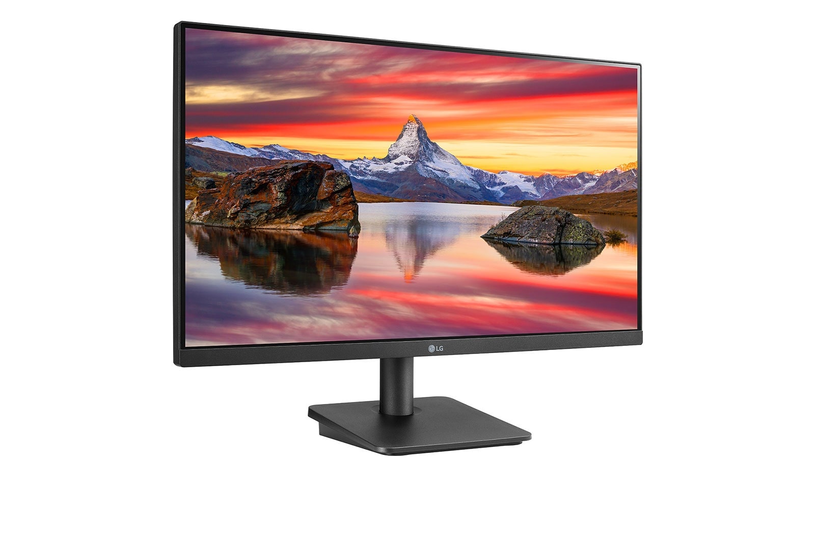 LG Monitor IPS Full HD de 23,8" con un diseño prácticamente sin bordes en los 3 lados, 24MP400-B