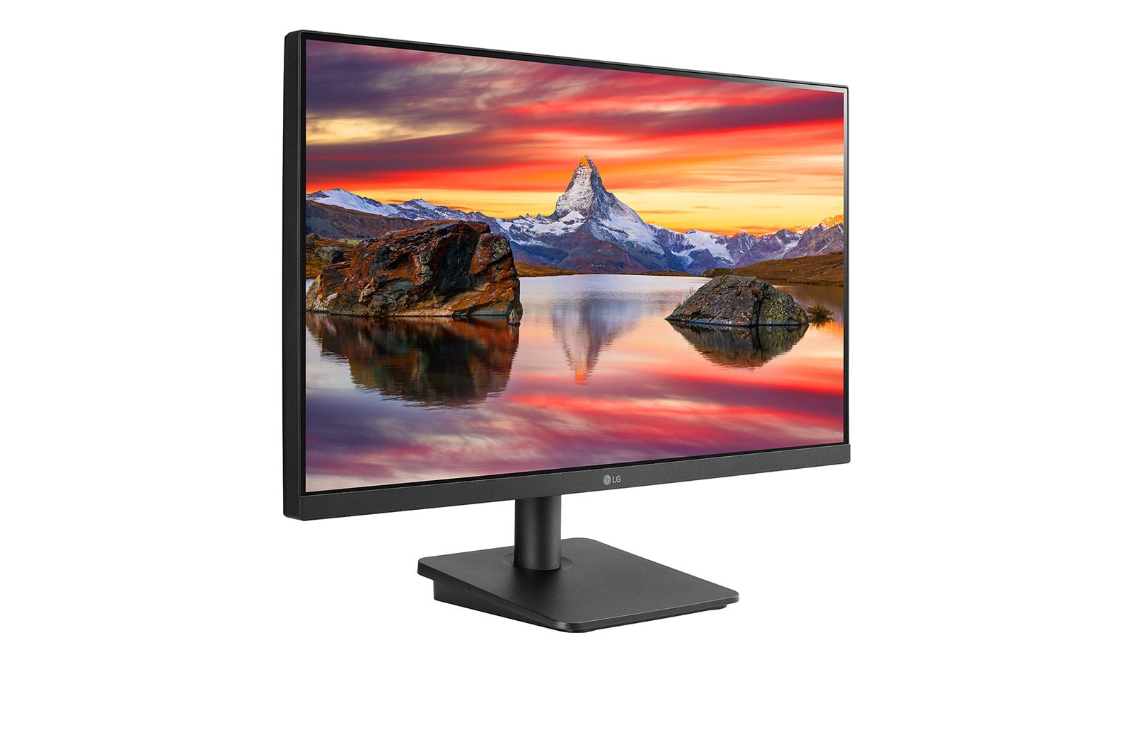 LG Monitor IPS Full HD de 23,8" con un diseño prácticamente sin bordes en los 3 lados, 24MP400-B