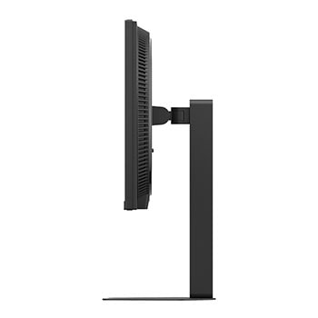 +15 degree side view of a tilted monitor