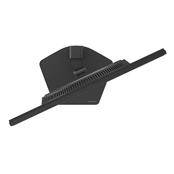 close-up view of the rear emblem