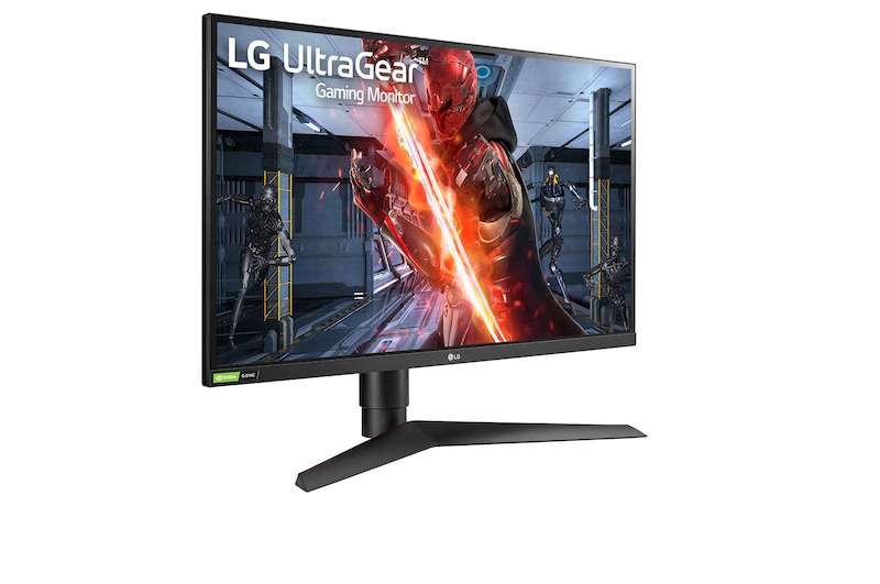LG Monitor Gamer UltraGear 27” Full HD IPS compatible con G-Sync, 27GN750-B