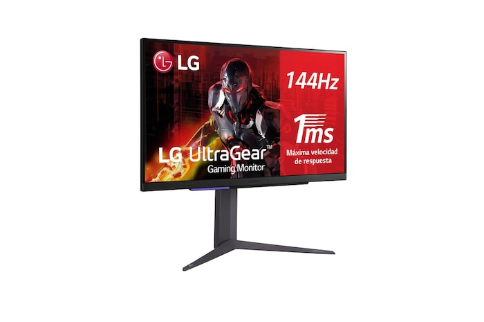 LG Monitor Gamer UltraGear™ UHD IPS, 1ms (GtG), 144Hz de 27'', 27GR93U-B