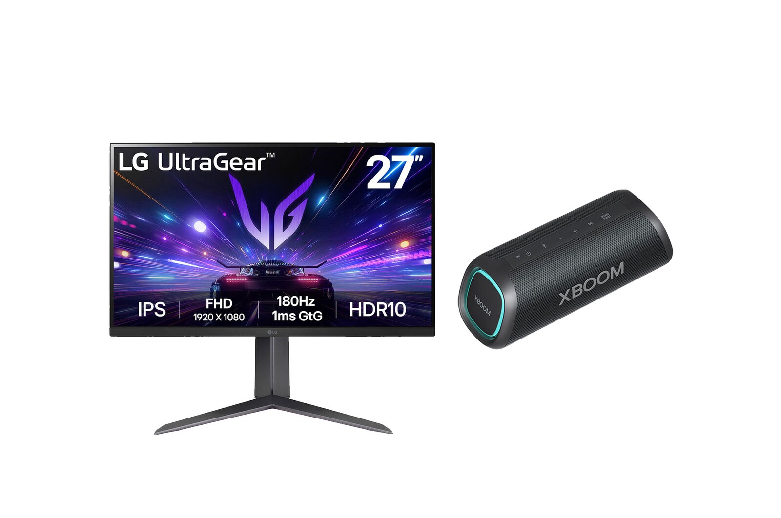 Front view with bundle