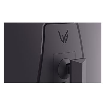 Acercamiento al emblema trasero con luces apagadas