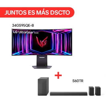 Monitor + soundbar view