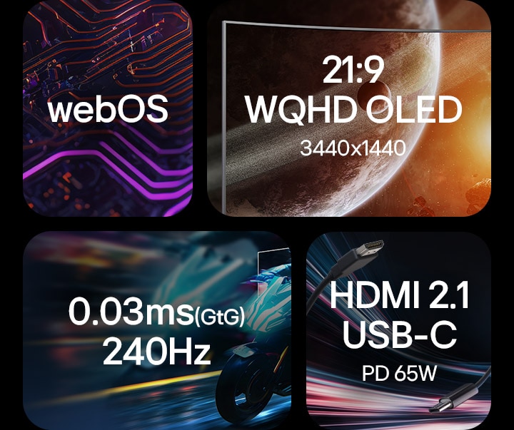 Monitor Gaming 34" LG UltraGear 34GX90SA WQHD