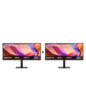 Vista frontal de Monitor LG UltraWide 34'' IPS 21:9 WQHD (3440 x 1440) 34U650A-B.34U6001