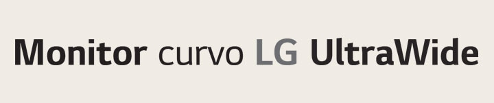 LG UltraWide Monitor Curved logo.