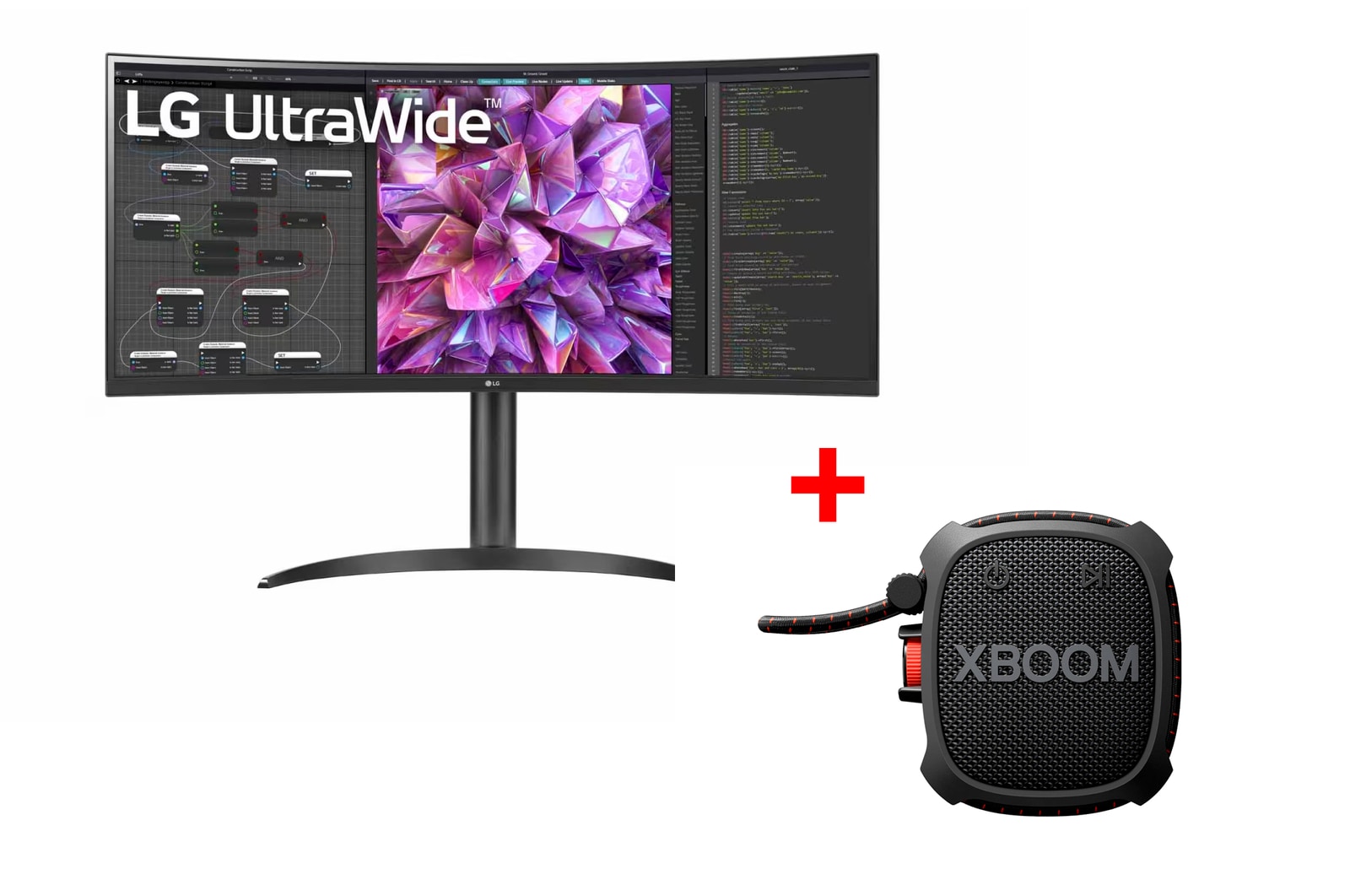 Front view with bundle