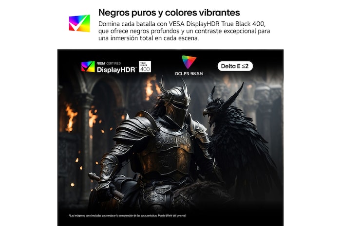 front view of the monitor with the stand down