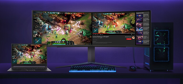 LG lanza el monitor que te hará sentir como un personaje de videojuego (49  pulgadas y relación 32:9)