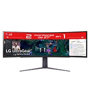 LG  \t  Monitor Gamer UltraGear™ 32:9 Dual QHD (5120x1440) de 49'' con 1ms, 240Hz, 49GR85DC-B