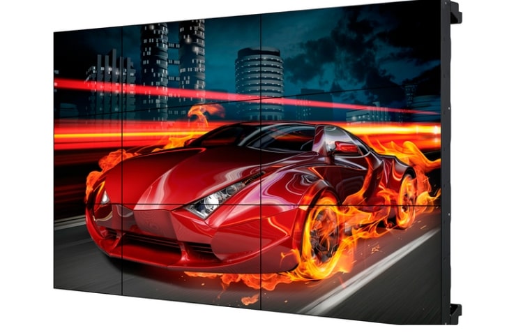 Vista frontal de  55" HD BISEL ULTRADELGADO VIDEOWALL PREMIUM 55LV75A