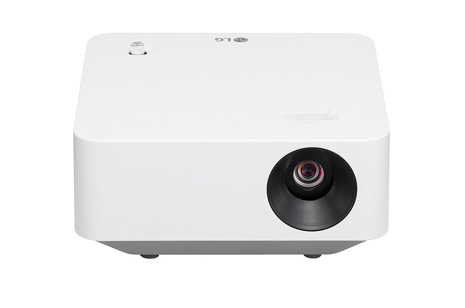 Vista frontal de Proyector LG CineBeam PF510Q inteligente, con control remoto PF510Q