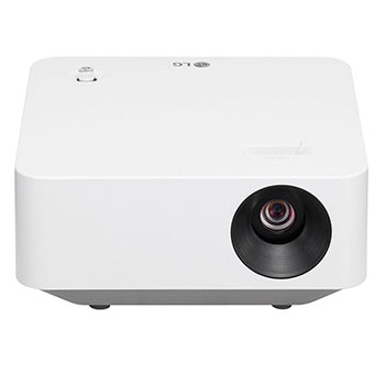 Vista frontal de Proyector LG CineBeam PF510Q inteligente, con control remoto PF510Q