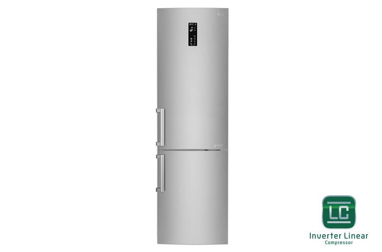 Vista frontal de Refrigeradora con Inverter Linear Compressor (10 años de garantía) y 350 L de capacidad GB32MVP