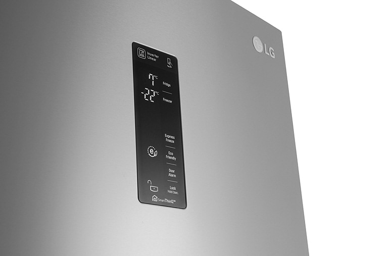 LG Refrigeradora con Inverter Linear Compressor (10 años de garantía) y 349 L de capacidad, GB32SVN