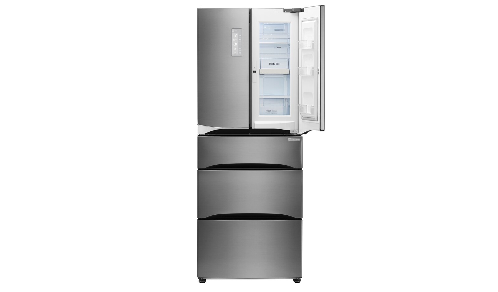 LG Refrigeradora con Puerta Mágica (Door-in-Door), Inverter Linear Compressor (10 años de garantía) y  408L de capacidad, GB40MDP