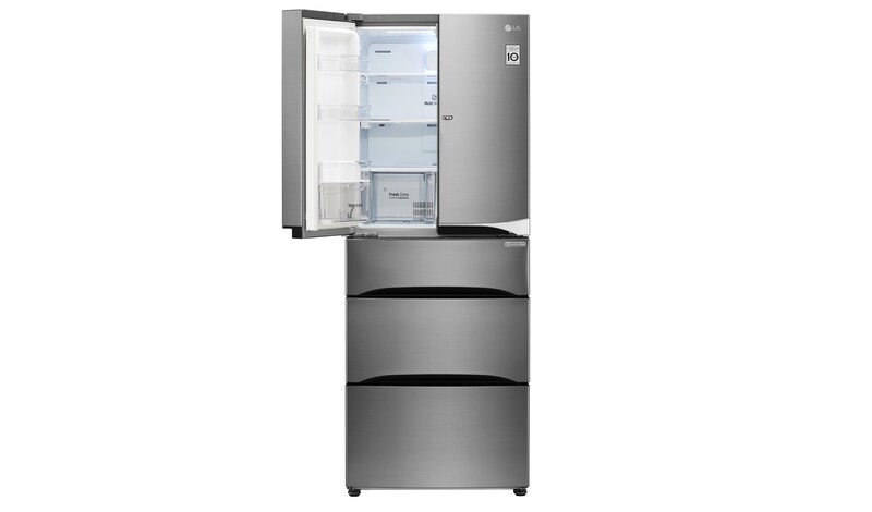 LG Refrigeradora con Puerta Mágica (Door-in-Door), Inverter Linear Compressor (10 años de garantía) y  408L de capacidad, GB40MDP