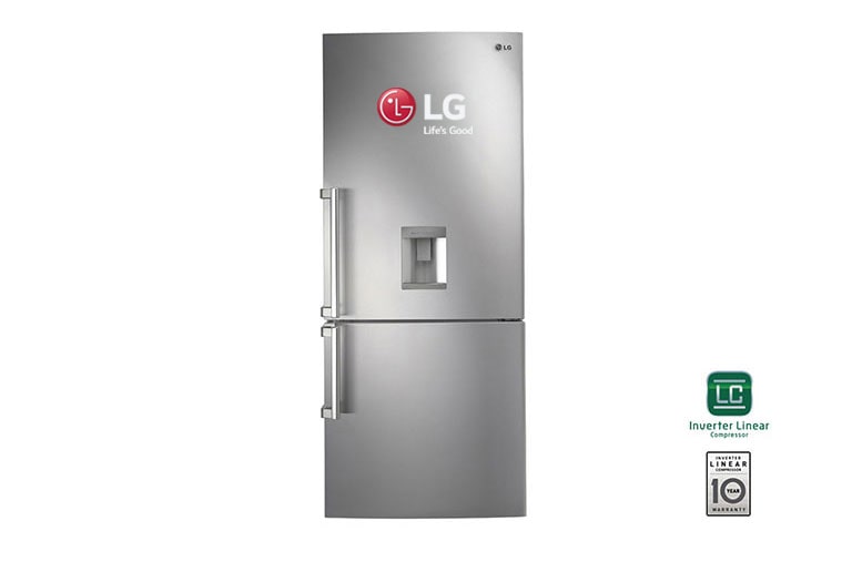 Vista frontal de Refrigeradora con Inverter Linear Compressor (10 años de garantía) y 393L de capacidad GB40WVN
