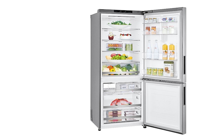 LG Refrigeradora LG Bottom Freezer 408L con Múltiple Flujo de Aire, GB41BPP