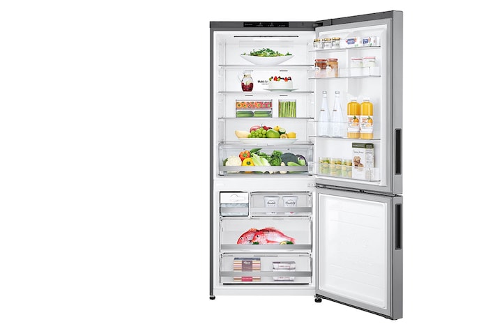 LG Refrigeradora LG Bottom Freezer 408L con Múltiple Flujo de Aire, GB41BPP
