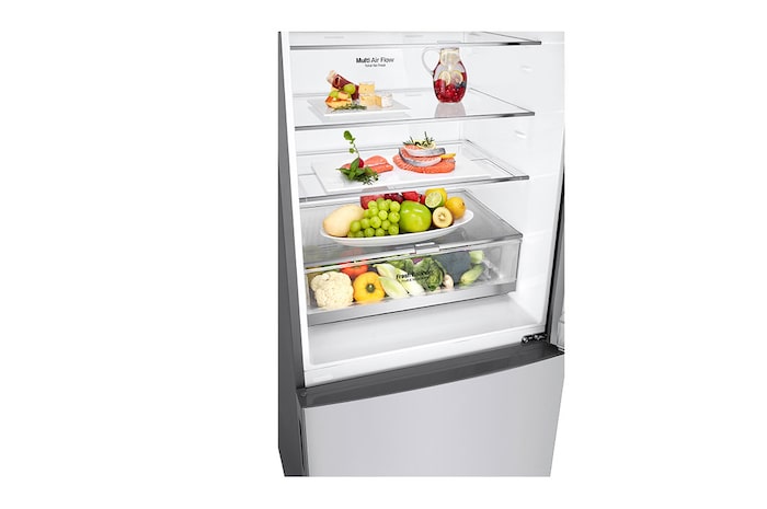 LG Refrigeradora LG Bottom Freezer 408L con Múltiple Flujo de Aire, GB41BPP