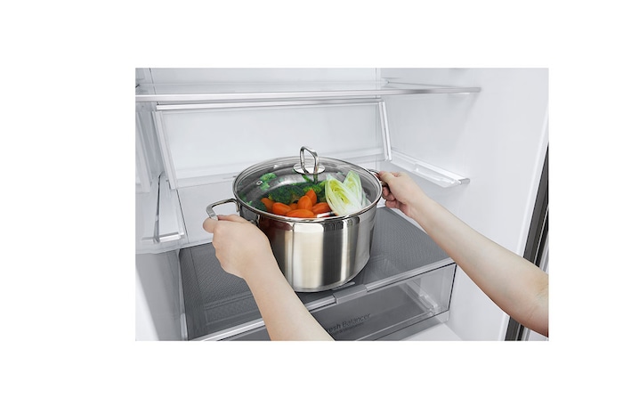 LG Refrigeradora LG Bottom Freezer 408L con Múltiple Flujo de Aire, GB41BPP