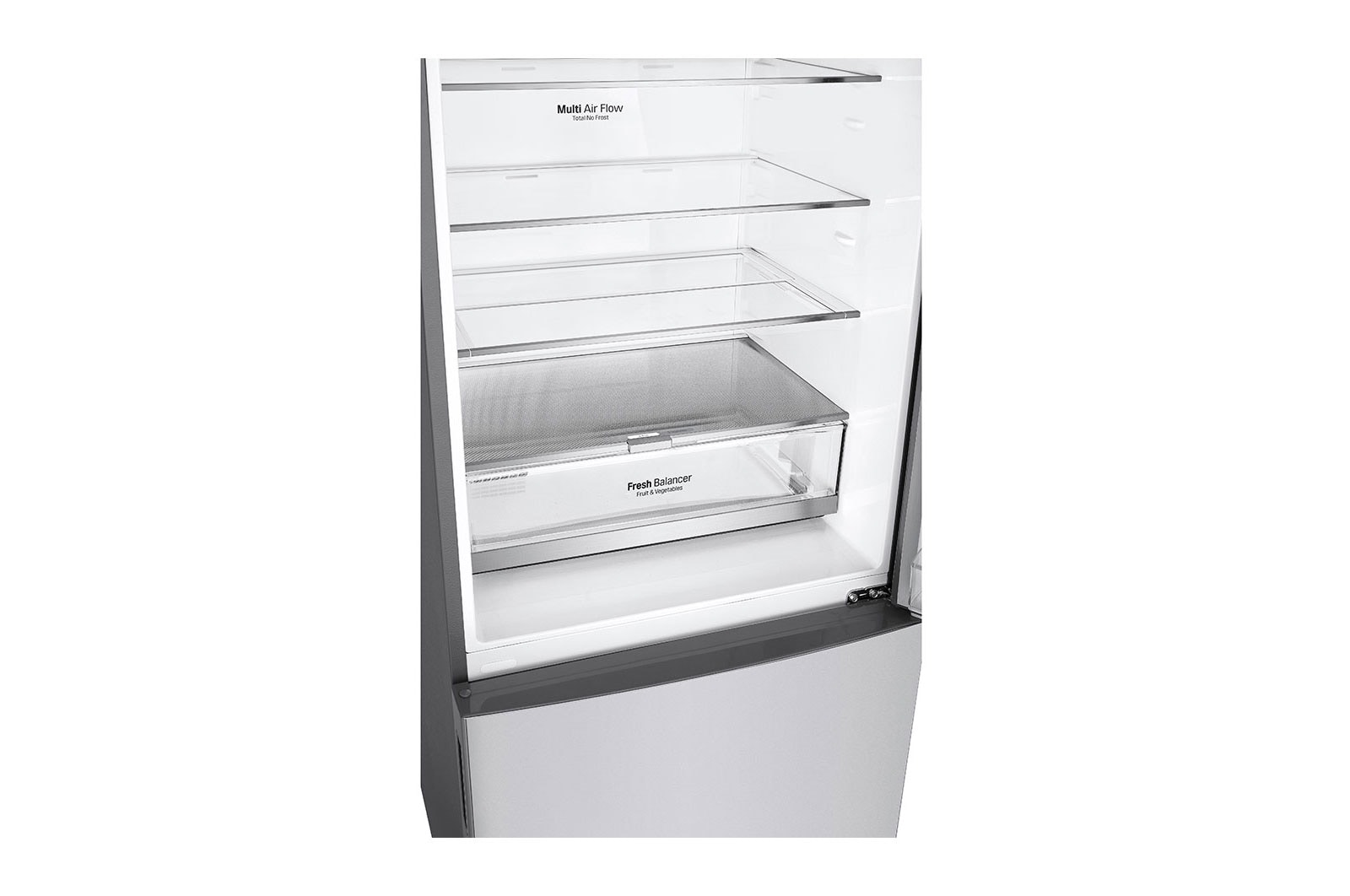 LG Refrigeradora Bottom Freezer 408L con Múltiple Flujo de Aire, GB41BPP