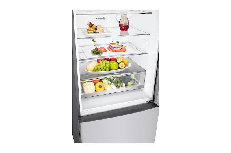 LG Refrigeradora LG Bottom Freezer 408L con Múltiple Flujo de Aire, GB41BPP