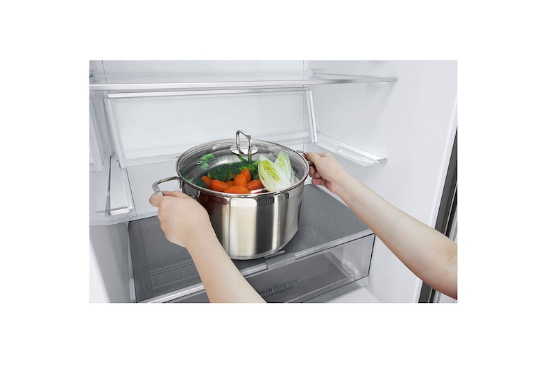 LG Refrigeradora LG Bottom Freezer 408L con Múltiple Flujo de Aire, GB41BPP