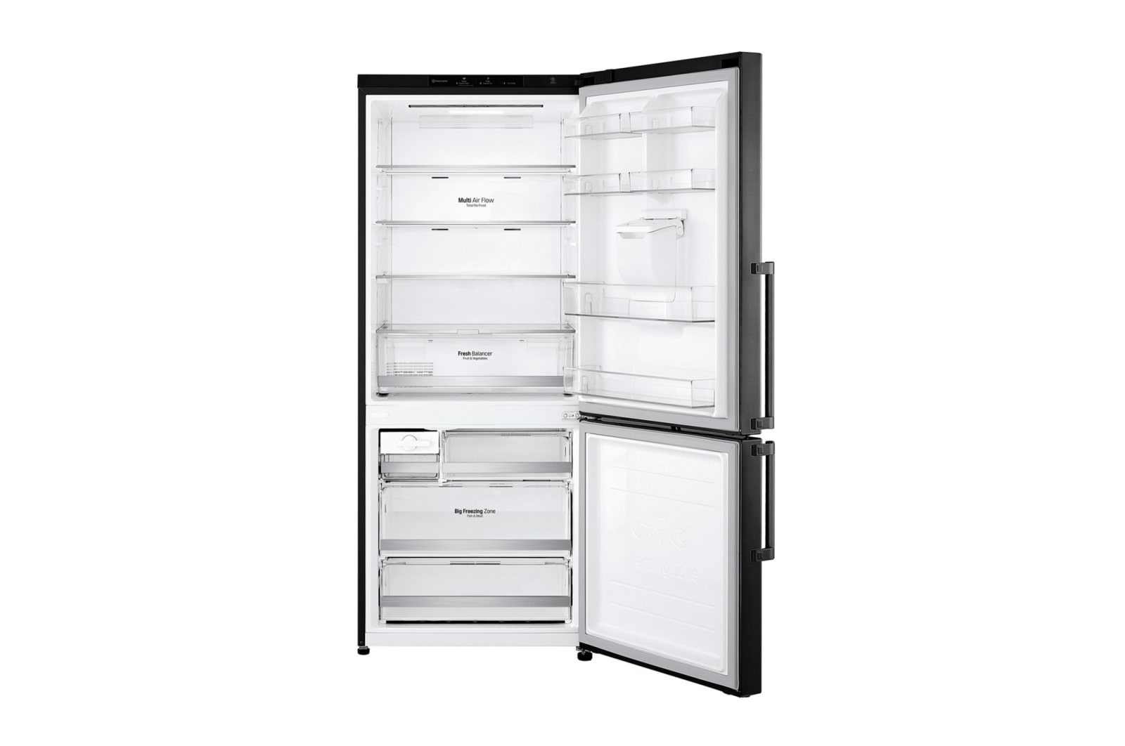 LG Refrigeradora Bottom Freezer 403L con Múltiple Flujo de Aire, GB41WGT