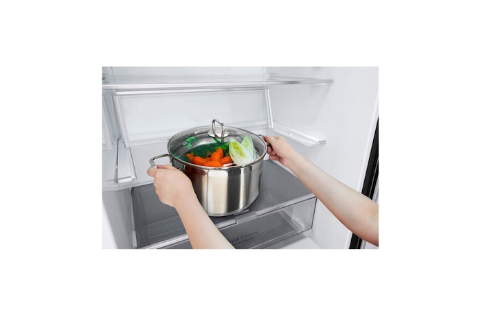 LG Refrigeradora LG Bottom Freezer 403L con Múltiple Flujo de Aire, GB41WGT