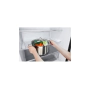 LG Refrigeradora Bottom Freezer 403L, Múltiple Flujo de aire y Control de humedad , GB41WGT