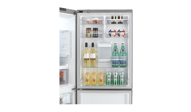 LG Refrigeradora con Inverter Linear Compressor (10 años de garantía) y 440L de capacidad, GB44SVN