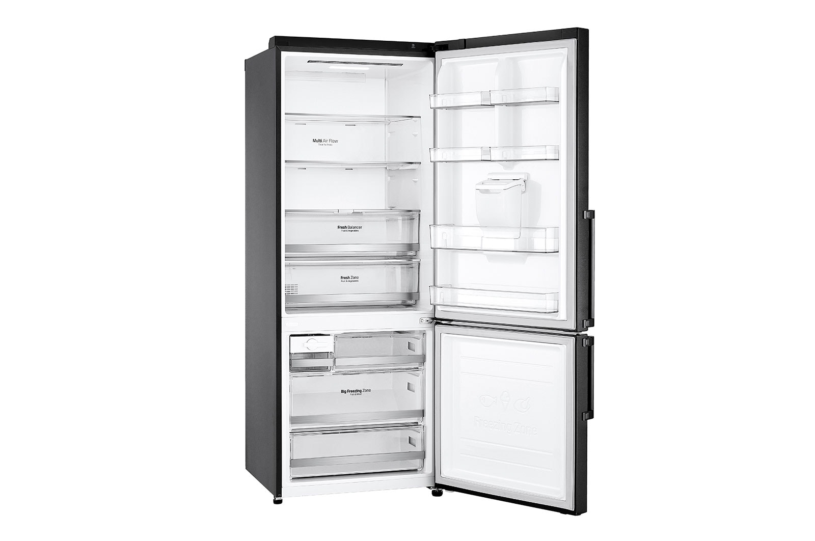 LG Refrigeradora Bottom Freezer 446L con Conectividad Wi-Fi , GB46TGT