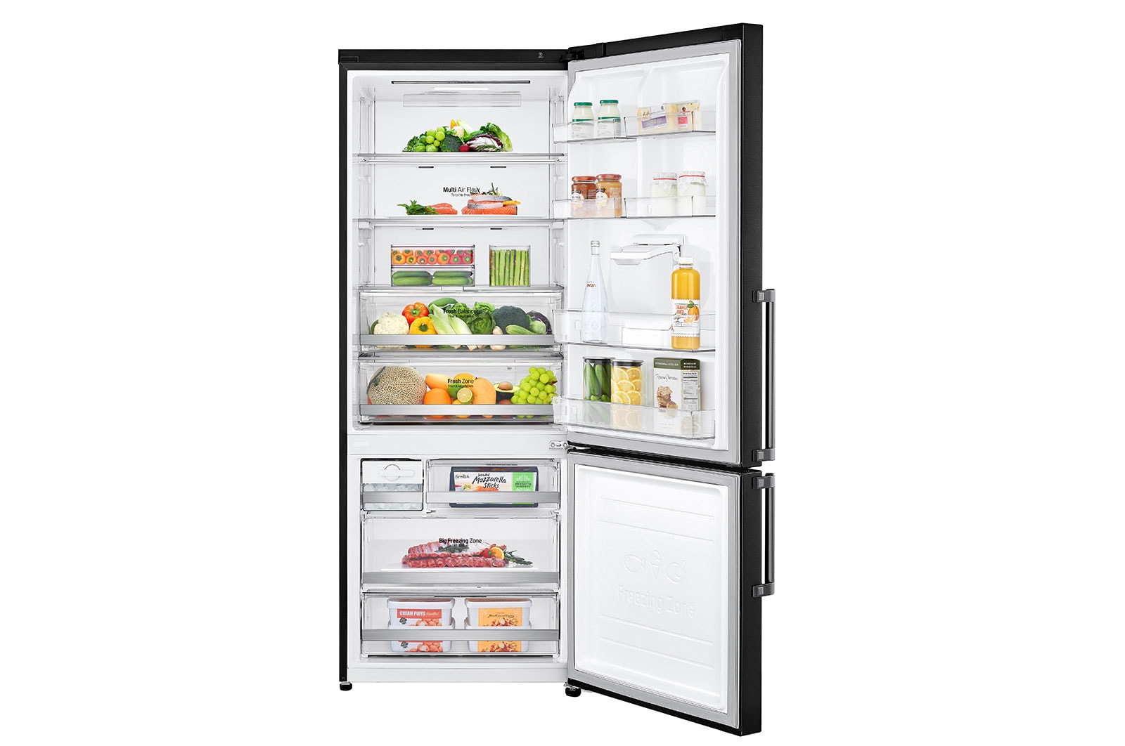 LG Refrigeradora Bottom Freezer 446L con Conectividad Wi-Fi , GB46TGT