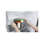 LG Refrigeradora Bottom Freezer 446L, Múltiple Flujo de aire, Control de humedad y conectividad Wi-Fi, GB46TGT