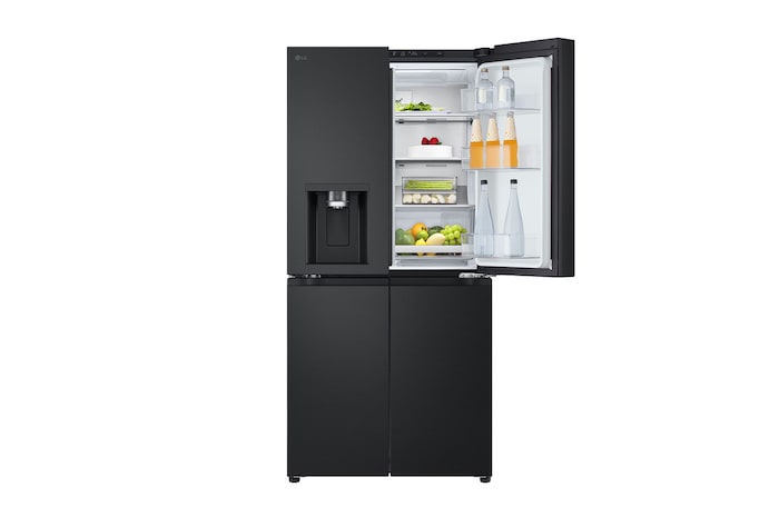 front view top one side door open