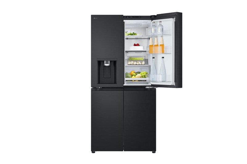 front view top one side door open