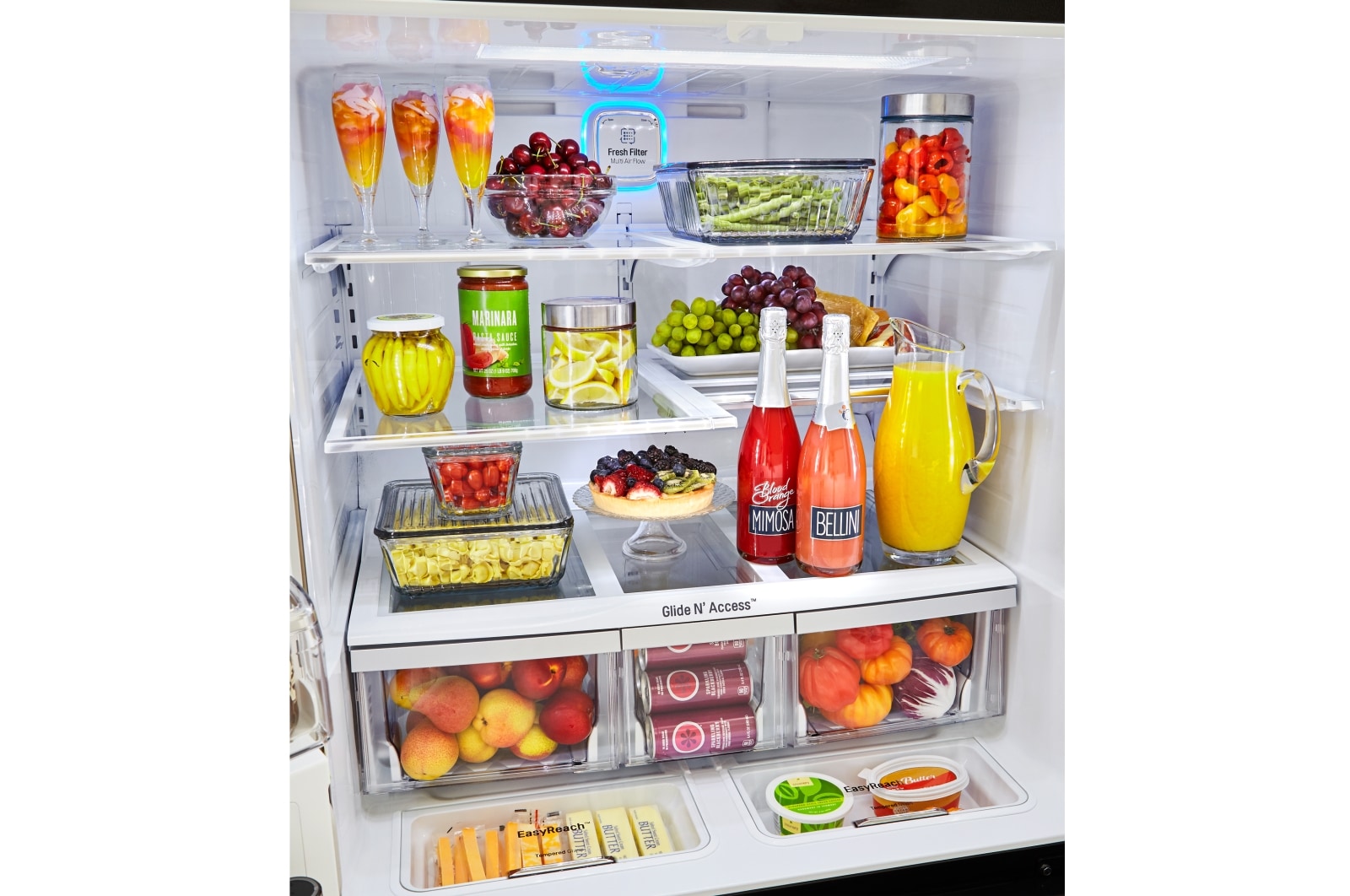 LG Refrigeradora French Door 682L, InstaView con HygieneFresh+ y conectividad Wi-Fi, GM84SXD