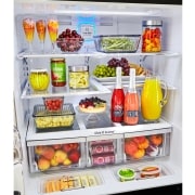 LG Refrigeradora French Door 682L, InstaView con HygieneFresh+ y conectividad Wi-Fi, GM84SXD